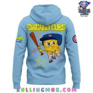 Chicago Cubs SpongeBob SquarePants 2025 Hoodie 3