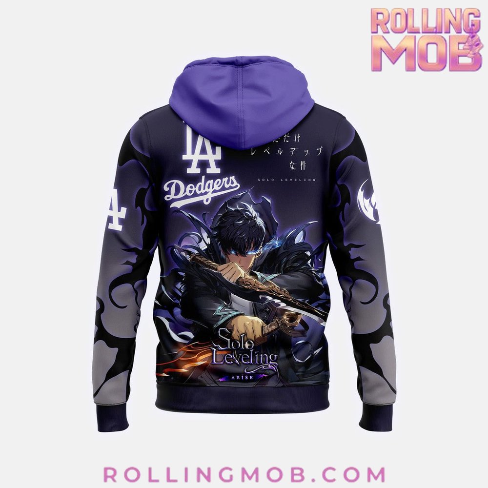 Los Angeles Dodgers x Solo Leveling Special Hoodie Los Angeles Dodgers x Solo Leveling Special Hoodie