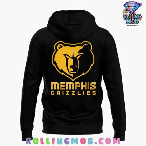 Memphis Grizzlies 2025 Play-In Tournament Black Hoodie Memphis Grizzlies 2025 Play-In Tournament Black Hoodie