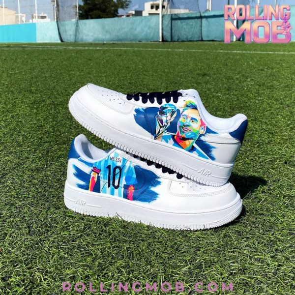 Messi Argentina GOAT Football Limited Edition Air Force 1