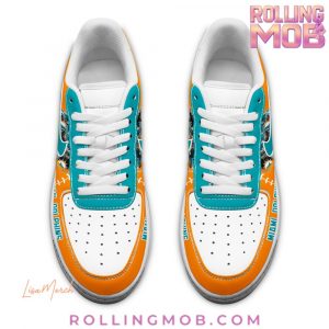 Miami Dolphins Go Dolphins Nike Air Force 1