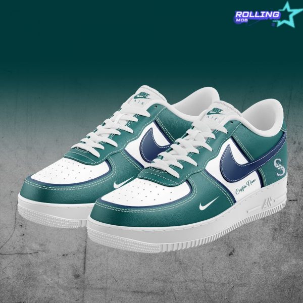 Seattle Mariners Custom Name Nike Air Force 1
