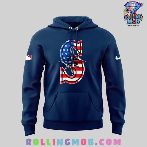 Special Fourth of July Seattle Mariners Hoodie Special Fourth of July Seattle Mariners Hoodie