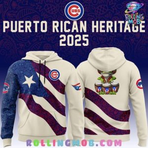 Chicago Cubs Puerto Rican Heritage Custom Hoodie