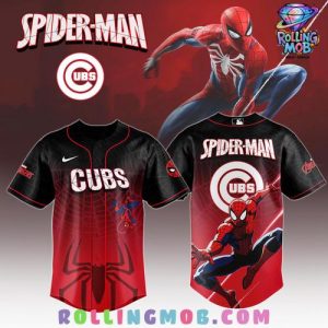 Chicago Cubs Spider Man Game Night 2025 Baseball Jersey