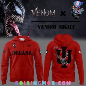 Indiana Hoosiers x Venom Night 2025 Special Hoodie