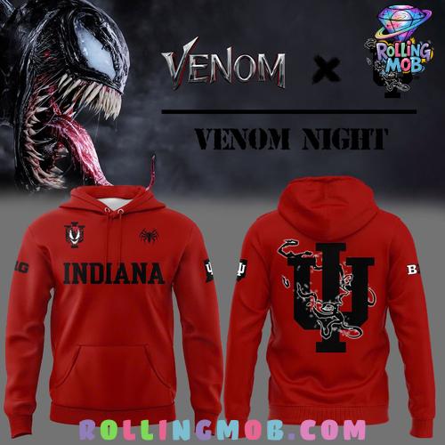 Indiana Hoosiers x Venom Night 2025 Special Hoodie Indiana Hoosiers x Venom Night 2025 Special Hoodie