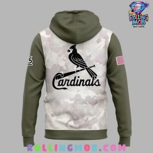 St Louis Cardinals 2025 Armed Forces Day Collection Hoodie 3