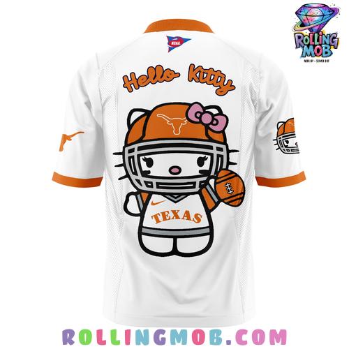 Texas Longhorns Hello Kitty Night 2024 White T-Shirt Texas Longhorns Hello Kitty Night 2024 White T-Shirt