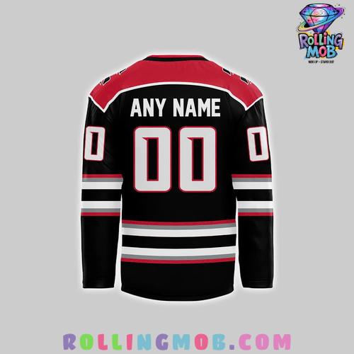 Waterloo Black Hawks New Uniforms 2025 Hockey Jersey Waterloo Black Hawks New Uniforms 2025 Hockey Jersey