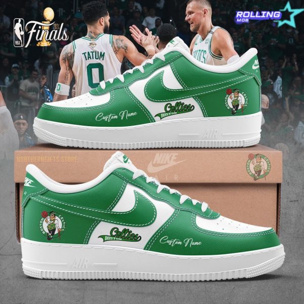 Boston Celtics Custom Nike Air Force 1