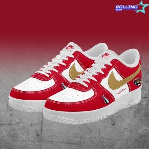 Florida Panthers Stanley Cup Custom Name Nike Air Force 1