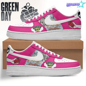 Green Day Dookie Pink Version Nike Air Force 1