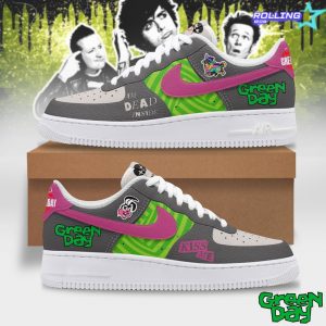 Green Day Kiss Me Nike Air Force 1