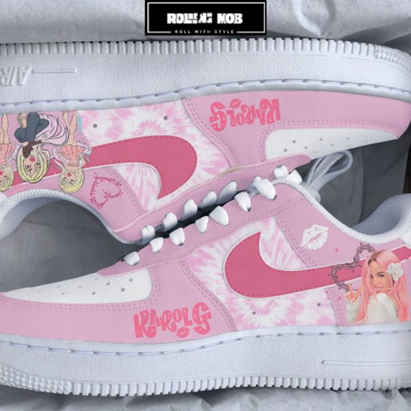 Karol G Barbie Pink Limited Edition Nike Air Force 1