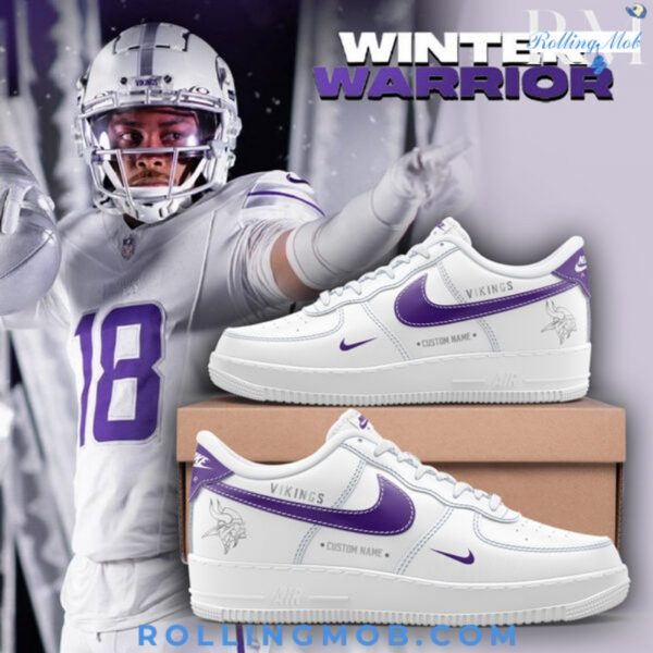 Minnesota Vikings Winter Warrior Nike Air Force 1