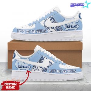 North Carolina Tar Heels Custom Nike Air Force 1