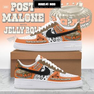Post Malone & Jelly Roll Big Ass Stadium Tour Nike Air Force 1