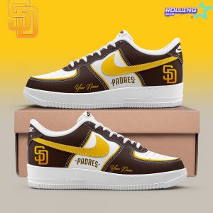 San Diego Padres Custom Name Air Force 1