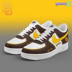 San Diego Padres Custom Name Air Force 1