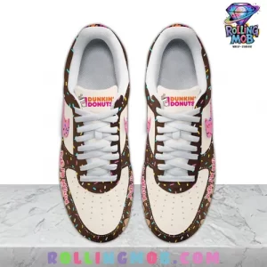 Addicted to Dunkin Donuts Drip Nike Air Force 1 3