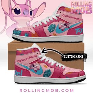 Angel Stitch Disney Custom Name Limited Edition Air Jordan 1