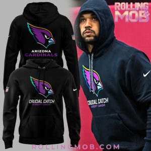 Arizona Cardinals Crucial Catch Intercept Cancer 2024 Hoodie