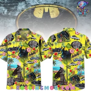 Batman Comic Vibes Tropical Hawaiian Shirt