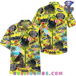 Batman Comic Vibes Tropical Hawaiian Shirt