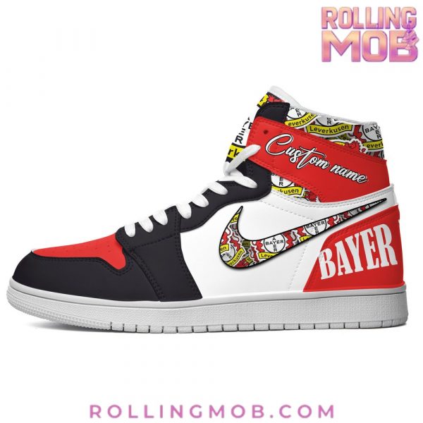 Bayer 04 Leverkusen Custom Name Air Jordan 1
