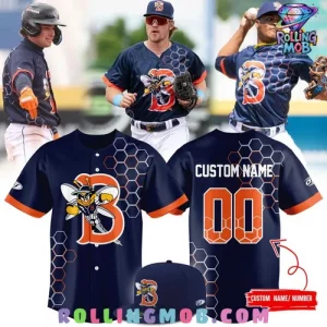 Binghamton Rumble Ponies B-Mets Night On-Field Baseball Jersey
