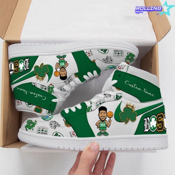 Boston Celtic Spirit Custom Air Jordan 1