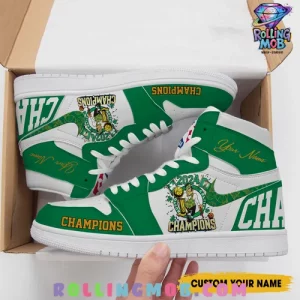 Boston Celtics NBA Finals Champions Customized Air Jordan 1