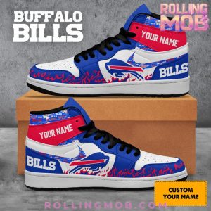 Buffalo Bills Collab Nike Custom Name Air Jordan 1