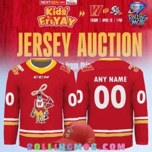 Calgary Wranglers Kids Friday Special Hockey Jersey