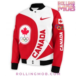 Canada Nation Olympic Paris 2024 Baseball Jacket