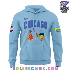 Chicago Cubs SpongeBob SquarePants 2025 Hoodie