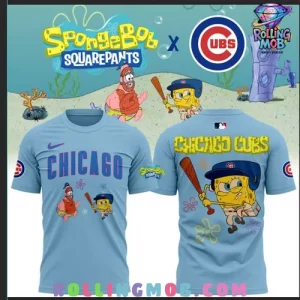 Chicago Cubs SpongeBob SquarePants 2025 T-Shirt