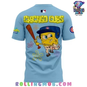 Chicago Cubs SpongeBob SquarePants 2025 T Shirt 3