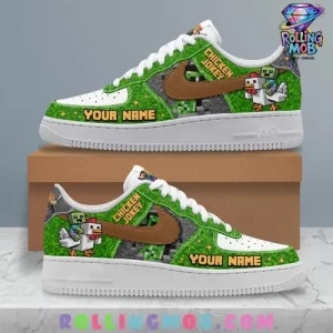 Chicken Jockey x Minecraft Limited Edition Nike Air Force 1