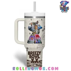 Chris Brown Breezy Bowl XX Stanley Tumbler Cup 4