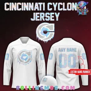 Cincinnati Cyclones Ice-Blue Special Hockey Jersey