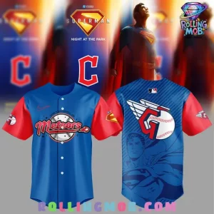 Cleveland Guardians Superman Night 2025 Baseball Jersey