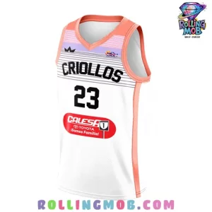Criollos de Caguas 2024 White Basketball Jersey