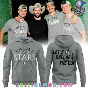 Dallas Stars 2025 Stanley Cup Playoffs Grey Hoodie