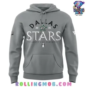 Dallas Stars 2025 Stanley Cup Playoffs Grey Hoodie