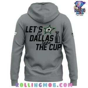 Dallas Stars 2025 Stanley Cup Playoffs Grey Hoodie 3