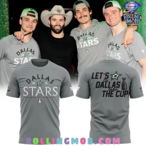 Dallas Stars 2025 Stanley Cup Playoffs Grey T-Shirt