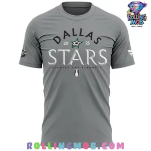 Dallas Stars 2025 Stanley Cup Playoffs Grey T-Shirt