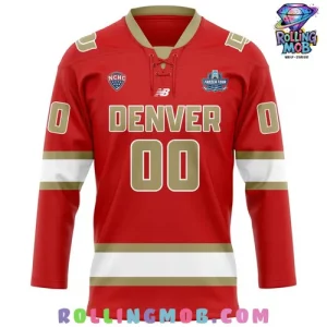 Denver Pioneers Frozen Four 2025 Hockey Jersey